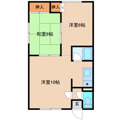 岩見沢駅 車移動10分  3km 2階の物件間取画像